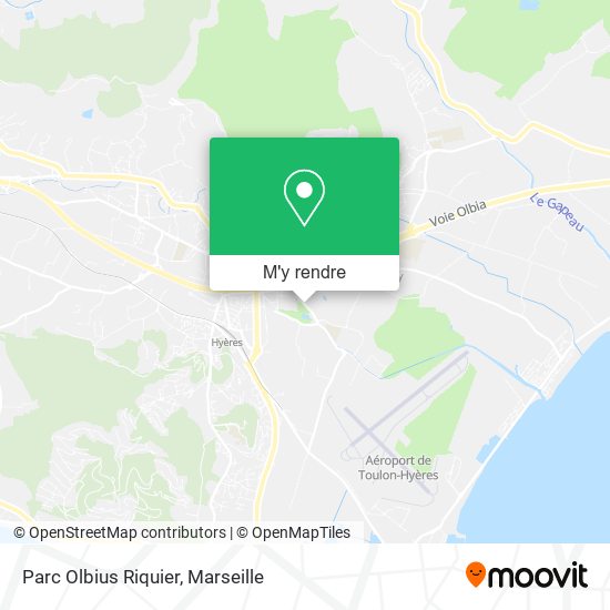 Parc Olbius Riquier plan