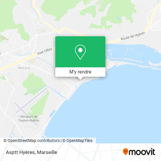 Asptt Hyères plan