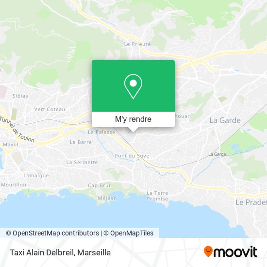 Taxi Alain Delbreil plan