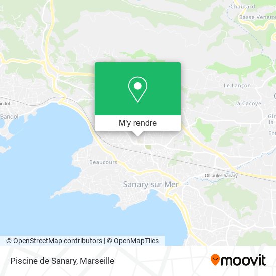 Piscine de Sanary plan