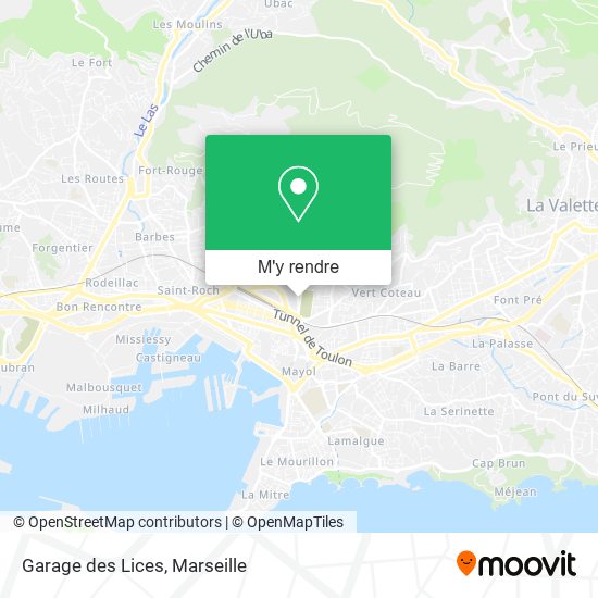 Garage des Lices plan