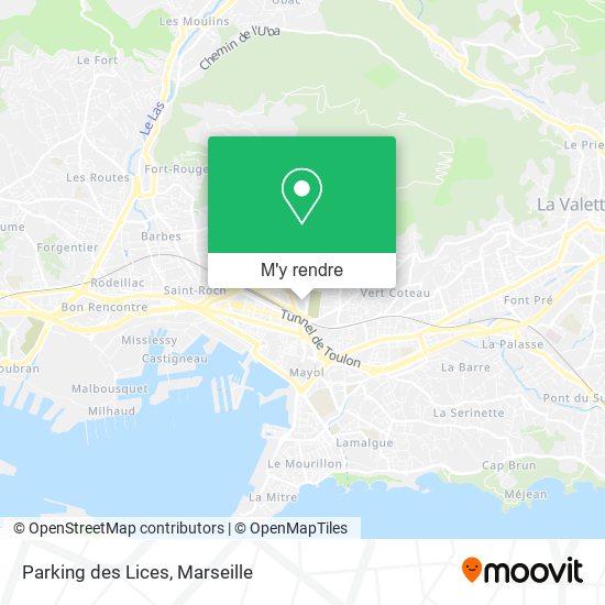 Parking des Lices plan