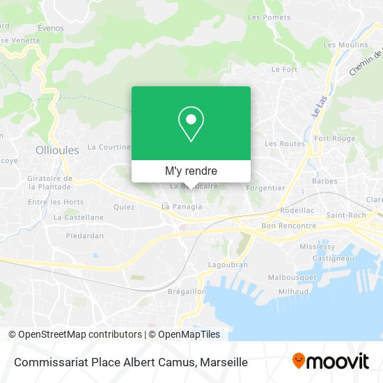 Commissariat Place Albert Camus plan