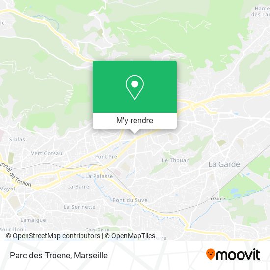 Parc des Troene plan