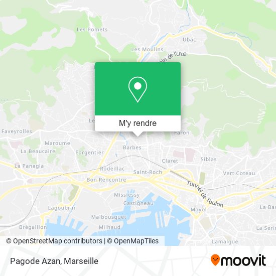 Pagode Azan plan