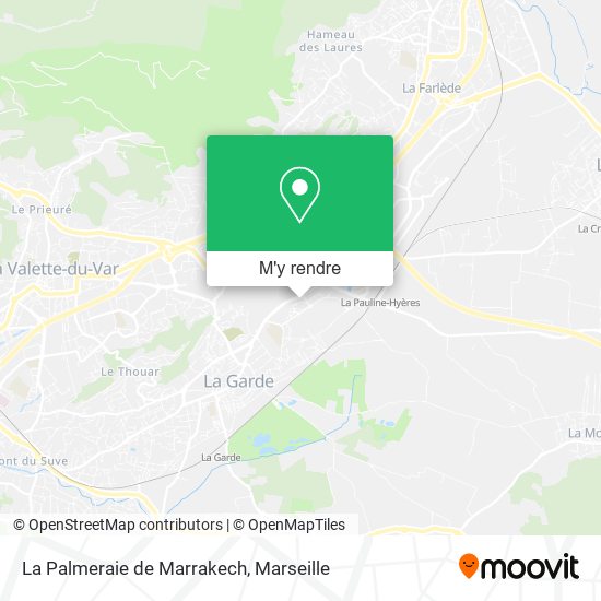 La Palmeraie de Marrakech plan