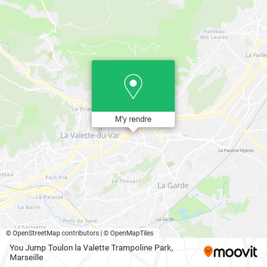 You Jump Toulon la Valette Trampoline Park plan