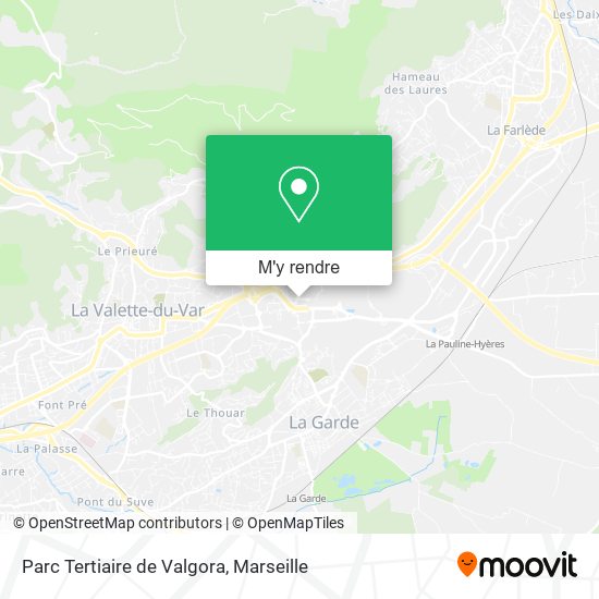 Parc Tertiaire de Valgora plan