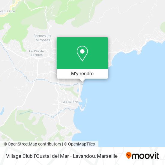Village Club l'Oustal del Mar - Lavandou plan