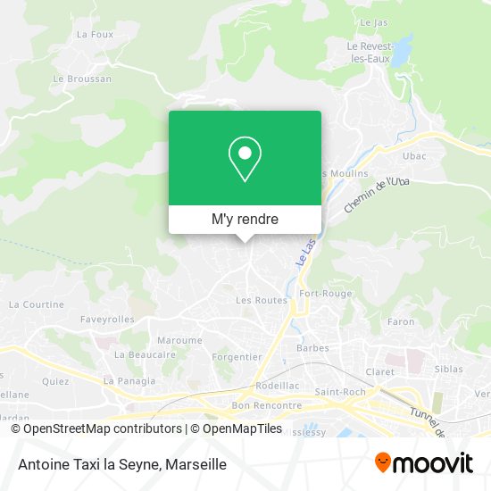 Antoine Taxi la Seyne plan