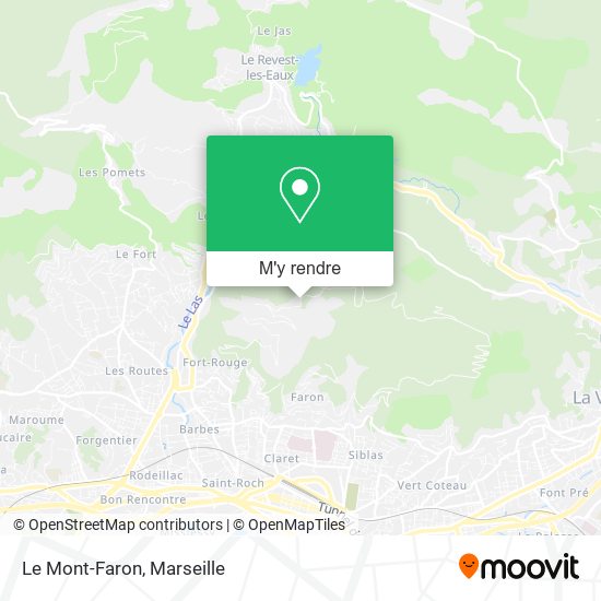 Le Mont-Faron plan