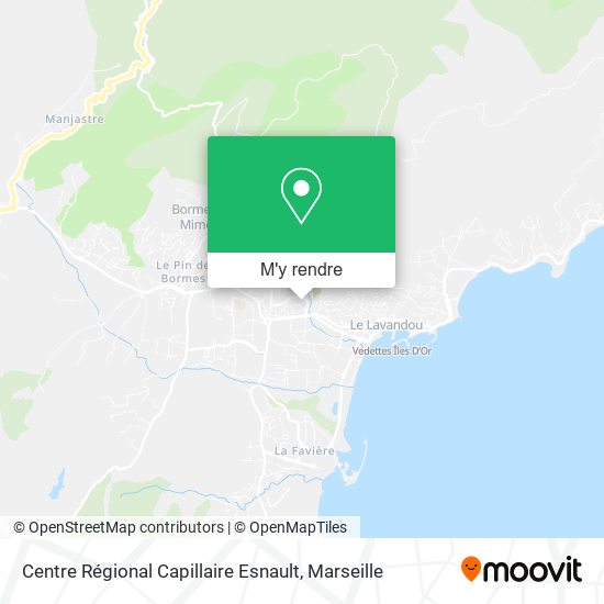 Centre Régional Capillaire Esnault plan