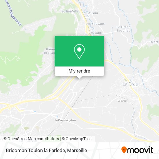 Bricoman Toulon la Farlede plan