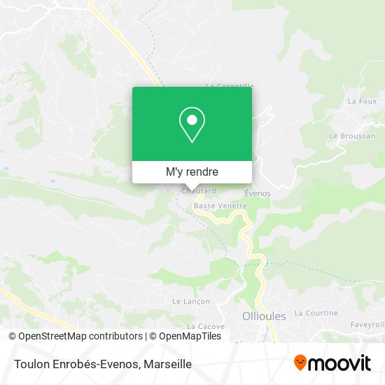 Toulon Enrobés-Evenos plan