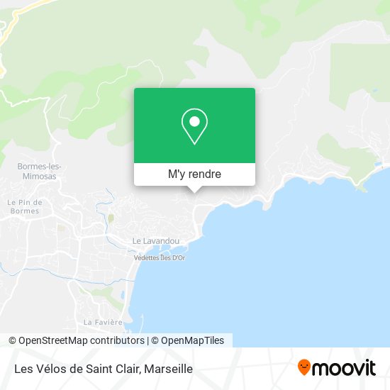 Les Vélos de Saint Clair plan