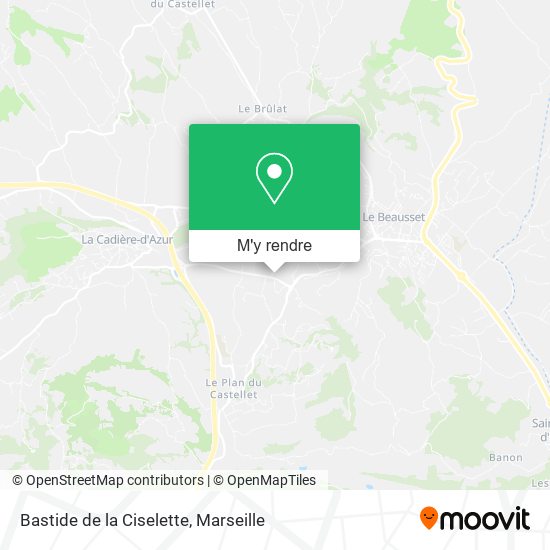 Bastide de la Ciselette plan