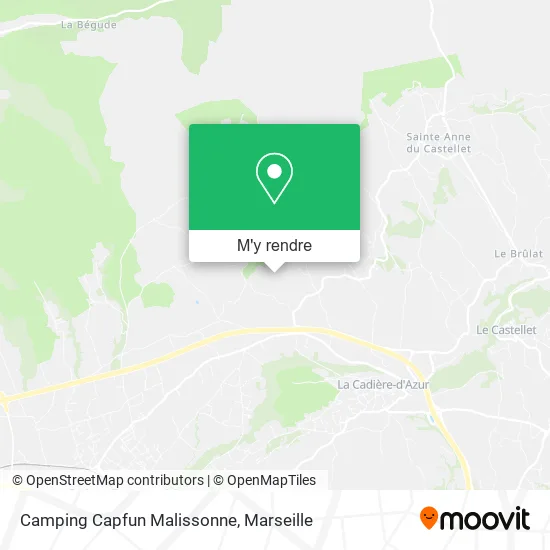 Camping Capfun Malissonne plan