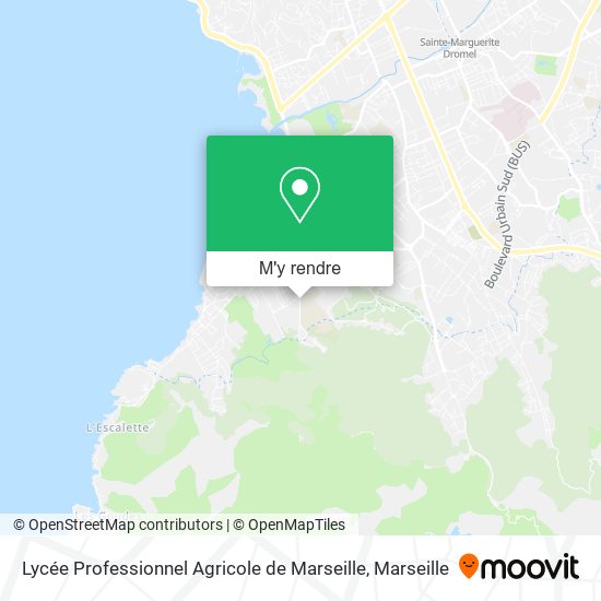 Lycée Professionnel Agricole de Marseille plan