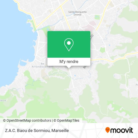 Z.A.C. Baou de Sormiou plan