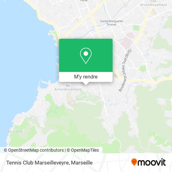 Tennis Club Marseilleveyre plan