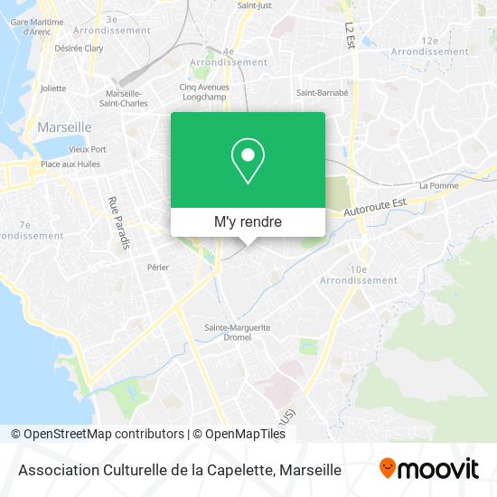 Association Culturelle de la Capelette plan