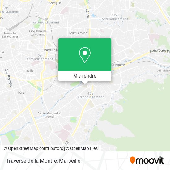 Traverse de la Montre plan