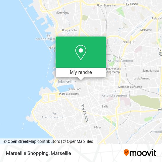 Marseille Shopping plan