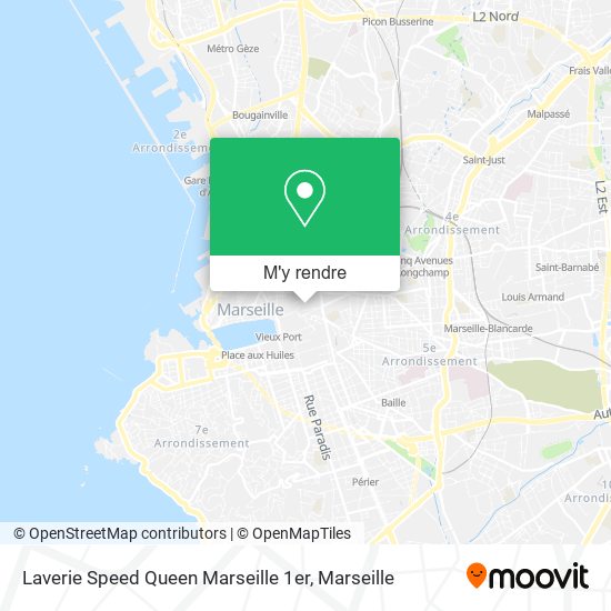 Laverie Speed Queen Marseille 1er plan