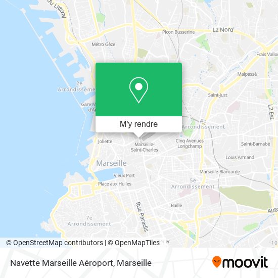 Navette Marseille Aéroport plan