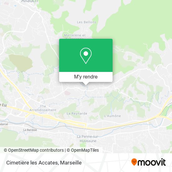 Cimetière les Accates plan