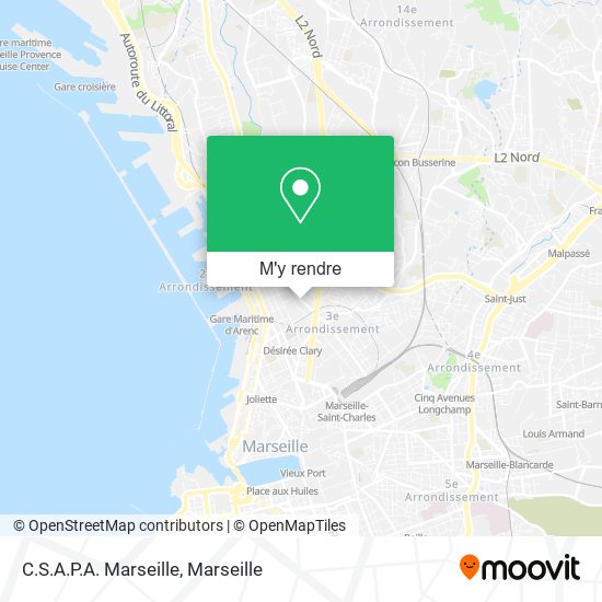 C.S.A.P.A. Marseille plan