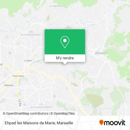 Ehpad les Maisons de Marie plan