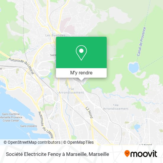 Société Electricite Fenoy à Marseille plan