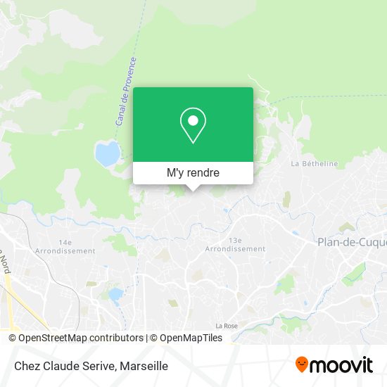 Chez Claude Serive plan