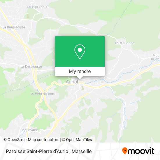Paroisse Saint-Pierre d'Auriol plan