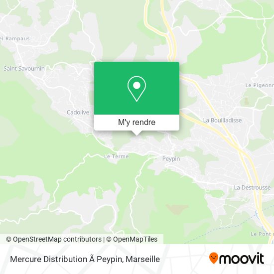 Mercure Distribution Ã Peypin plan
