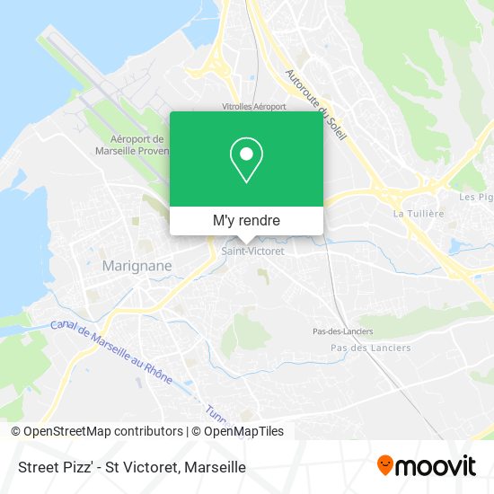 Street Pizz' - St Victoret plan