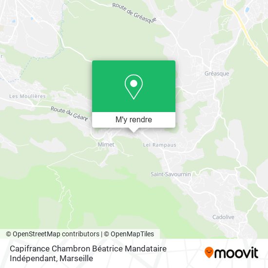 Capifrance Chambron Béatrice Mandataire Indépendant plan