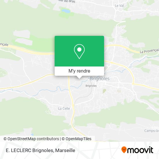 E. LECLERC Brignoles plan