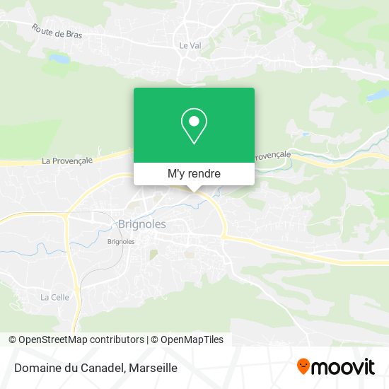 Domaine du Canadel plan