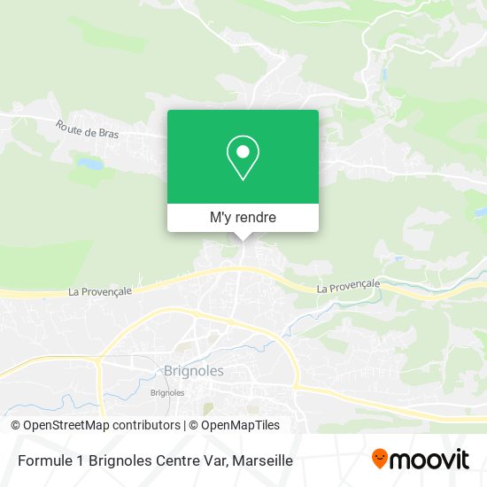 Formule 1 Brignoles Centre Var plan