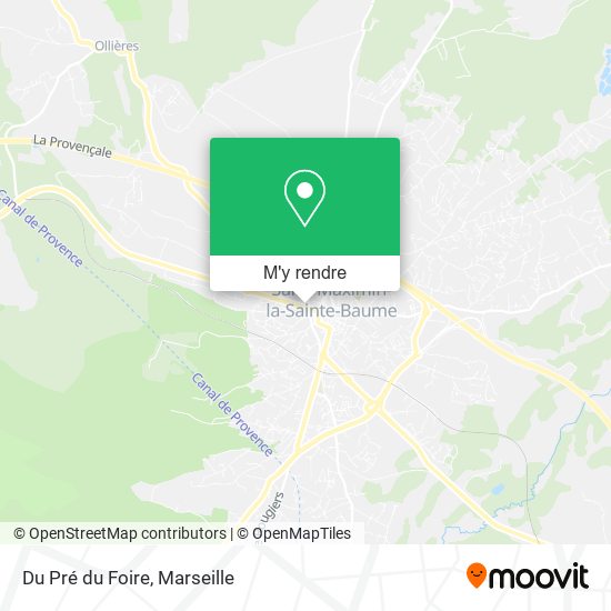 Du Pré du Foire plan