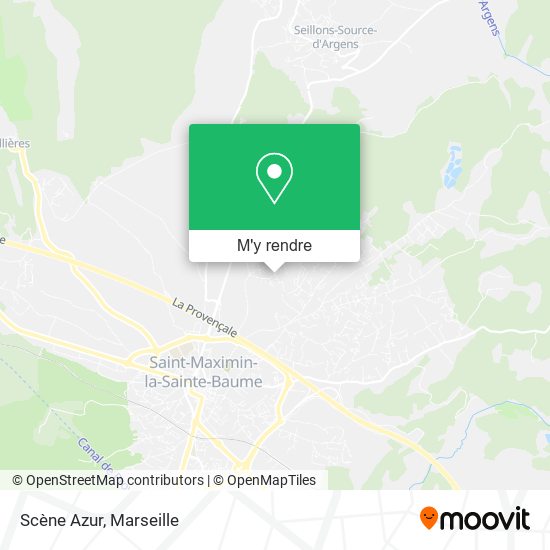 Scène Azur plan