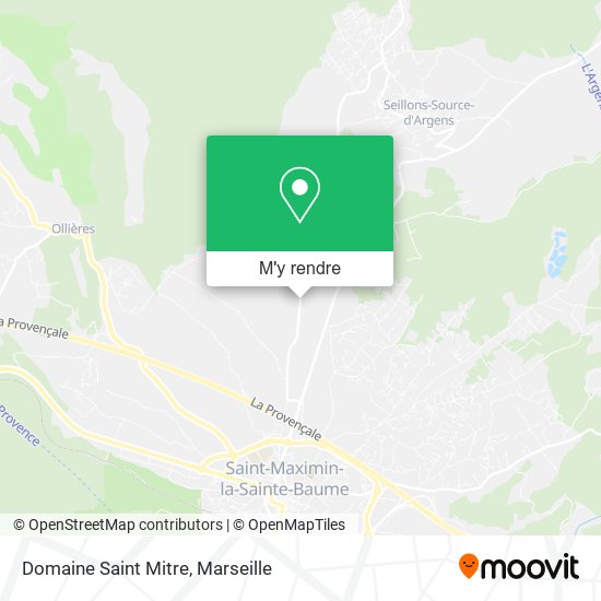 Domaine Saint Mitre plan