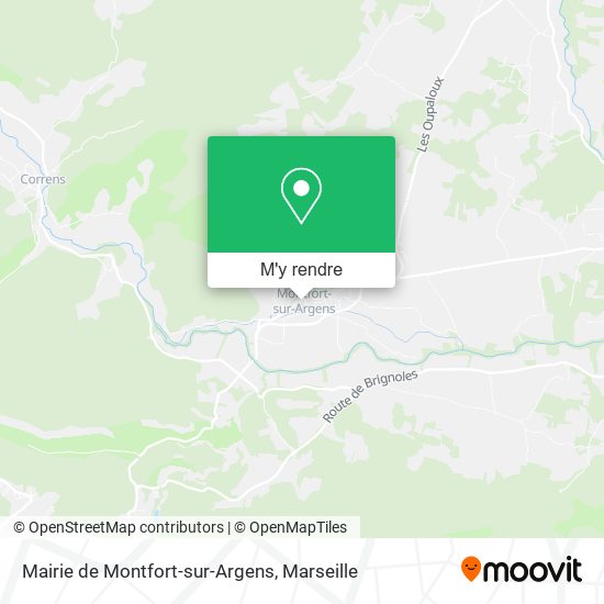 Mairie de Montfort-sur-Argens plan