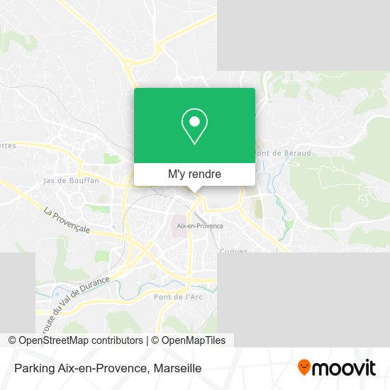 Parking Aix-en-Provence plan