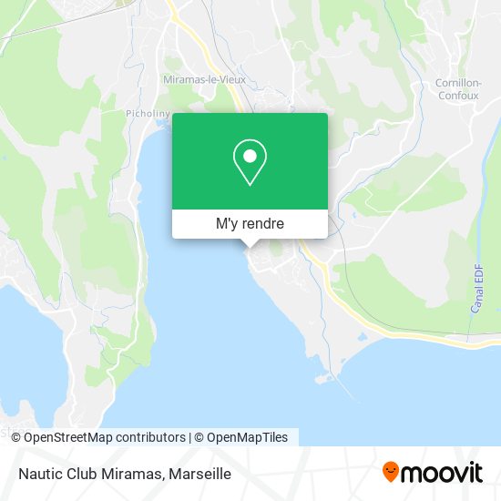 Nautic Club Miramas plan