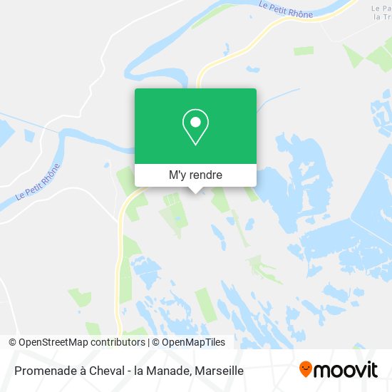 Promenade à Cheval - la Manade plan