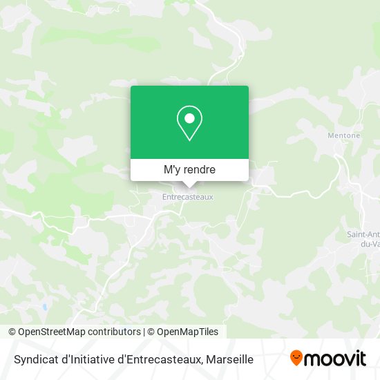 Syndicat d'Initiative d'Entrecasteaux plan