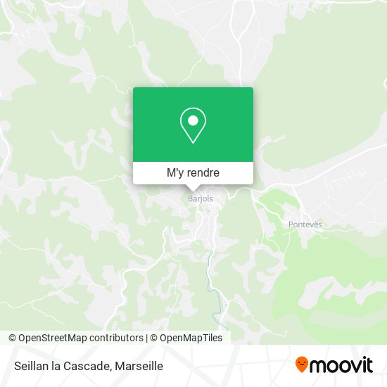Seillan la Cascade plan